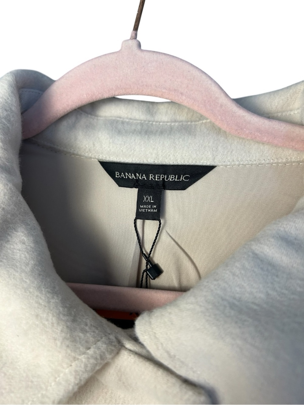Banana Republic Cream Button-Front Pea Coat Size XXL NWT - Picture 3 of 10